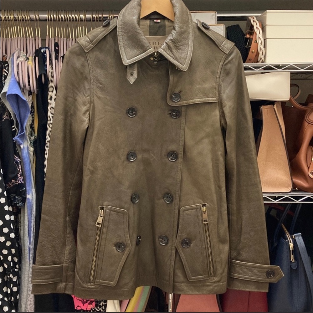 Burberry Leather Jacket